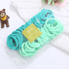 New Color Matching Towel Ring Seamless Color Rubber Band Hair Ring Hair Rope Korean Version Of 50 A Pack