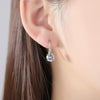 New Color Zircon Agate Earrings Light Luxury Fashion High Sense Ear Buckle Simple Personality Elegant Earrings For Women