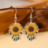 New Creative Jewelry  Jewelry Pearl Sunflower Necklace Female Elegant Fashion Sunflower Pendant