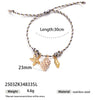 New Creative Stainless Steel Bracelet For Girls With Ceramic Conch And Titanium Steel Pendant Ins Style Nature Animal Zodiac Shape Electroplating Hand Jewelry