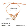 New Creative Stainless Steel Bracelet For Girls With Ceramic Conch And Titanium Steel Pendant Ins Style Nature Animal Zodiac Shape Electroplating Hand Jewelry