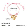 New Creative Stainless Steel Bracelet For Girls With Ceramic Conch And Titanium Steel Pendant Ins Style Nature Animal Zodiac Shape Electroplating Hand Jewelry