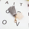 New Fashion Candy Color Acrylic Fivepointed Star Tassel Mobile Phone Shell Jewelry Accessories Semimanual