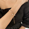Simple Style Geometric No Inlaid Alloy Wholesale Bracelets