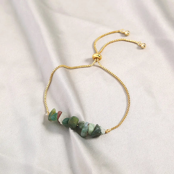 New Fashion Jewelry Indian Agate Natural Gravel Venetian Bracelet