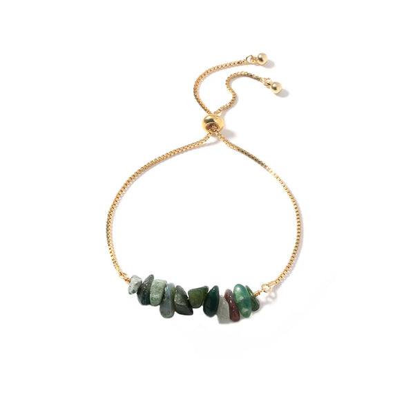 New Fashion Jewelry Indian Agate Natural Gravel Venetian Bracelet