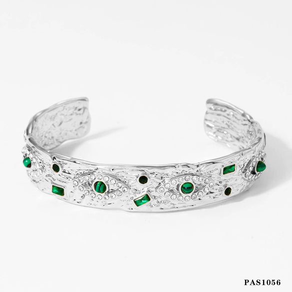 New Fashion Open Stainless Steel Bracelet With Geometric Design And Electroplating Treatment Simple Personality All Match Trendy Niche Design