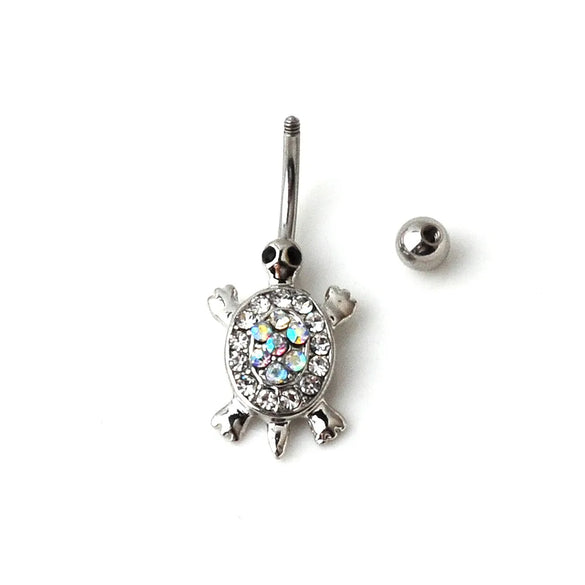 Simple Style Animal Alloy Diamond Belly Ring