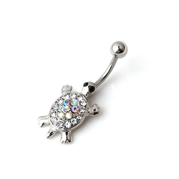 Simple Style Animal Alloy Diamond Belly Ring