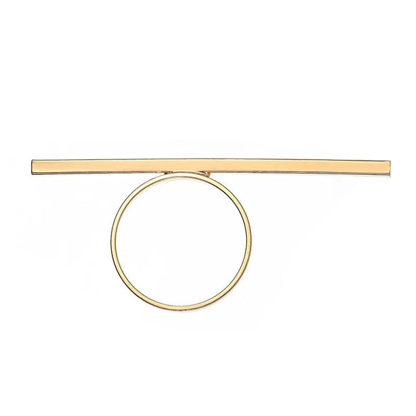 New Geometric Ring Jewelry Exaggerated Word Women'S Ring Long Ring Wholesale Nihaojewelry