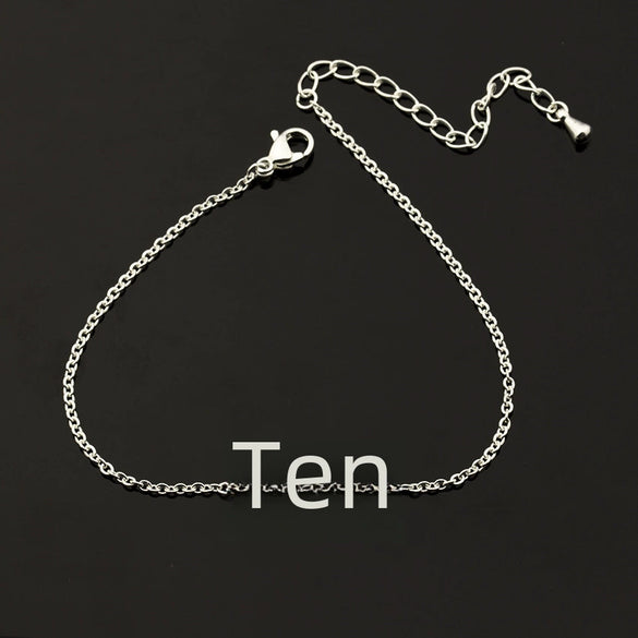 New 18K Goldplated Stainless Steel Cross Couple Bracelet Simple Geometric Bracelet