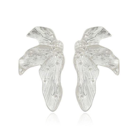 New Personality Exaggerated Resin Earrings Big Alloy Earrings Fashion Creative Retro Earrings Earrings