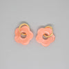 New Retro Cute Acrylic Resin Flower Earrings Cross-Border Jewelry