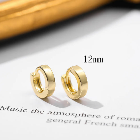 Retro C Shape Plating Alloy No Inlaid Earrings