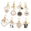 New Style Metal Airpods Protective Case Keychain Pendant With Electroplating For Women
