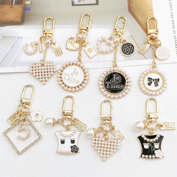 New Style Metal Airpods Protective Case Keychain Pendant With Electroplating For Women