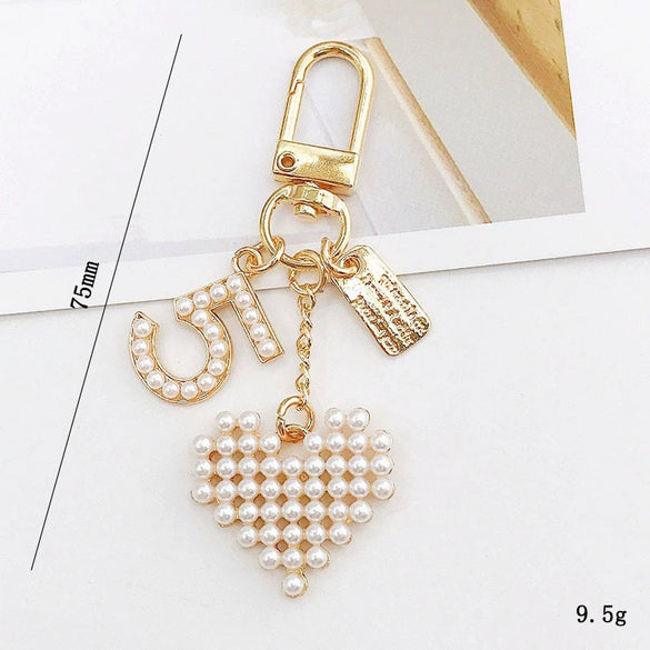 New Style Metal Airpods Protective Case Keychain Pendant With Electroplating For Women