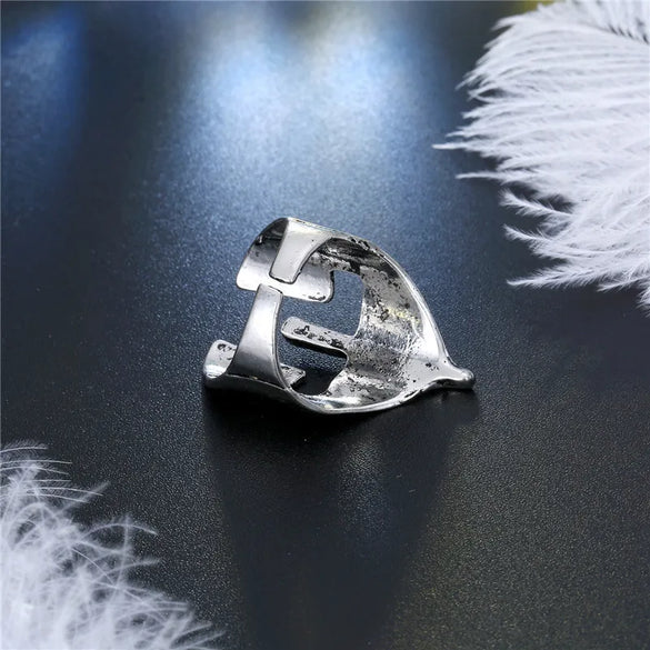 European Cross-Border Sold Jewelry Hip-Hop Fashion Personalized Punk Men'S Ring Hero Of Sparta Helmet Mask Ring