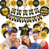 New Year Decorative Round Latex And Aluminum Foil Balloons With Printed Design For Party Decorations Wholesale