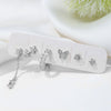 Niche Fashion Jewelry Set Women's Copper Animals Zodiac Zircon Earrings