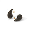 Niche Fashion Stainless Steel Earrings For Women In Oil Drop Shape With Electroplating Treatment