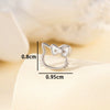 Niche Highend Titanium Steel Girls' Earrings With Hollow Cat Pattern And Electroplating Design