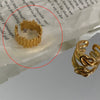 Fashion Trendy Index Finger Ring Retro Gold Ring Women's Simple Cold Style Jewelry