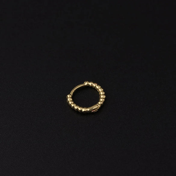 Ear Cartilage Rings & Studs Fashion Geometric Copper Plating Artificial Gemstones