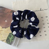 Gooddiy Korean Style Big Polka Dot Head Scrunchies Wholesale Jewelry