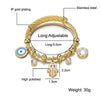 Gooddiy Stainless Steel Palm Evil Eye Bracelet Wholesale Jewelry