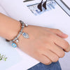 Gooddiy Stainless Steel Palm Evil Eye Bracelet Wholesale Jewelry