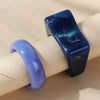 Gooddiy Wholesale Jewelry Simple Geometric Resin Ring Set