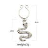 Nipple Ring Snakeshaped Butterfly Devil's Eye Constellation Pattern Titanium Alloy Electroplated Unisex