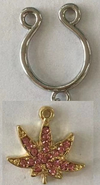 Nipple Ring Snakeshaped Butterfly Devil's Eye Constellation Pattern Titanium Alloy Electroplated Unisex