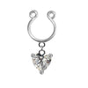Nipple Ring Snakeshaped Butterfly Devil's Eye Constellation Pattern Titanium Alloy Electroplated Unisex