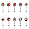 No Smoking Reminder Patch Retractable Clip Badge Key Chain In Abs Material With Modern Art Style