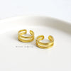 Nonpierced Ear Clip S925 Sterling Silver Ushape High Sense Electroplated Women's Earrings