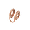 Nonpierced Ear Clip Stainless Steel Multilayer Electroplated Geometric Simple Unisex Earrings