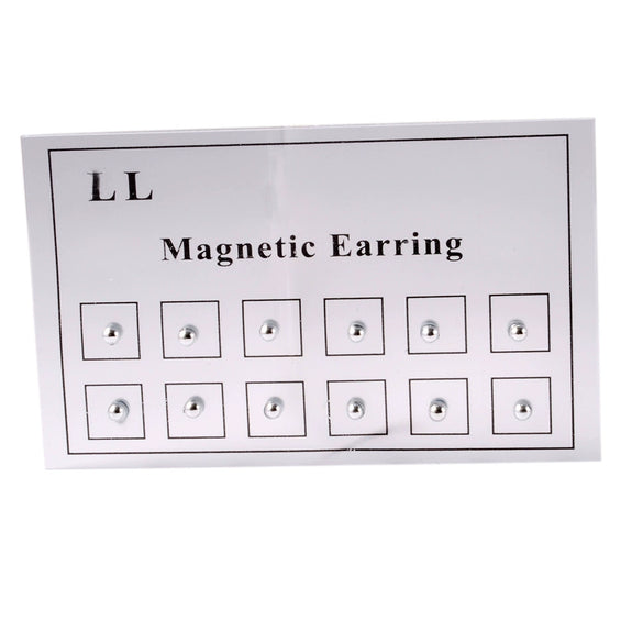 Nonpierced Magnet Electroplated Round Ball Nose Nails Lip Nails Ear Bone Nails Earrings Unisex