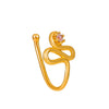 Nonpierced Ushaped Nose Clip Copper Inlaid Zircon Geometric Style Electroplated Women's Accessory