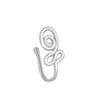 Nonpierced Ushaped Nose Clip Copper Inlaid Zircon Geometric Style Electroplated Women's Accessory