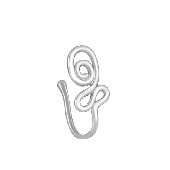 Nonpierced Ushaped Nose Clip Copper Inlaid Zircon Geometric Style Electroplated Women's Accessory