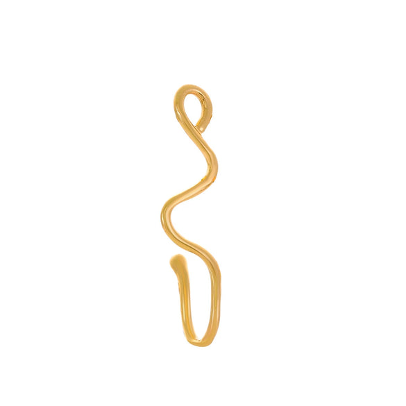Nonpierced Ushaped Nose Clip Copper Inlaid Zircon Geometric Style Electroplated Women's Accessory