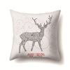 Nordic Style Cute Modern Style Animal Christmas Tree Snowman Polyester Pillow Cases Couch & Sofa Decor
