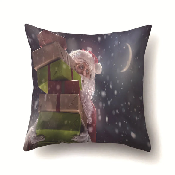 Nordic Style Cute Modern Style Animal Christmas Tree Snowman Polyester Pillow Cases Couch & Sofa Decor