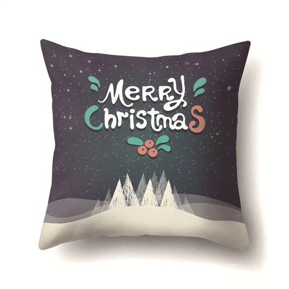 Nordic Style Cute Modern Style Animal Christmas Tree Snowman Polyester Pillow Cases Couch & Sofa Decor