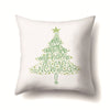 Nordic Style Cute Modern Style Animal Christmas Tree Snowman Polyester Pillow Cases Couch & Sofa Decor