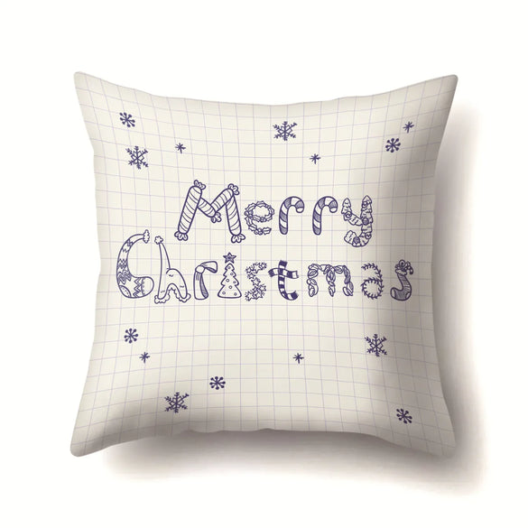Nordic Style Cute Modern Style Animal Christmas Tree Snowman Polyester Pillow Cases Couch & Sofa Decor