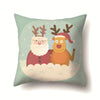 Nordic Style Cute Modern Style Animal Christmas Tree Snowman Polyester Pillow Cases Couch & Sofa Decor