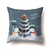 Nordic Style Cute Modern Style Animal Christmas Tree Snowman Polyester Pillow Cases Couch & Sofa Decor